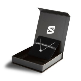 SERASAR Premium Women's Necklace [Zirconia] | Stainless 316L Surgical Steel | Waterproof | Adjustable Length | Four Colours | Includes Jewellery Box, Stainless Steel