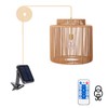 Solar Pendant Light Outdoor Hanging Lantern Solar Outdoor Chandelier with