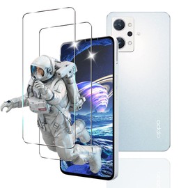 Seninhi Compatible OPPO Reno7A OPPO Opg04 Glass Film, Fingerprint Authentication (2 Pieces), Made by Nippon Asahi Glass, High Quality, Reno 7A, Tempered Glass, LCD Protective Film, Case Cover,