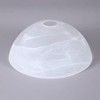 Lamp Glass White Diameter 250 mm Alabaster Glass E27 Replacement