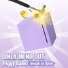 Piggy Bank for Adults Break to Open, Unbreakable Stainless Steel