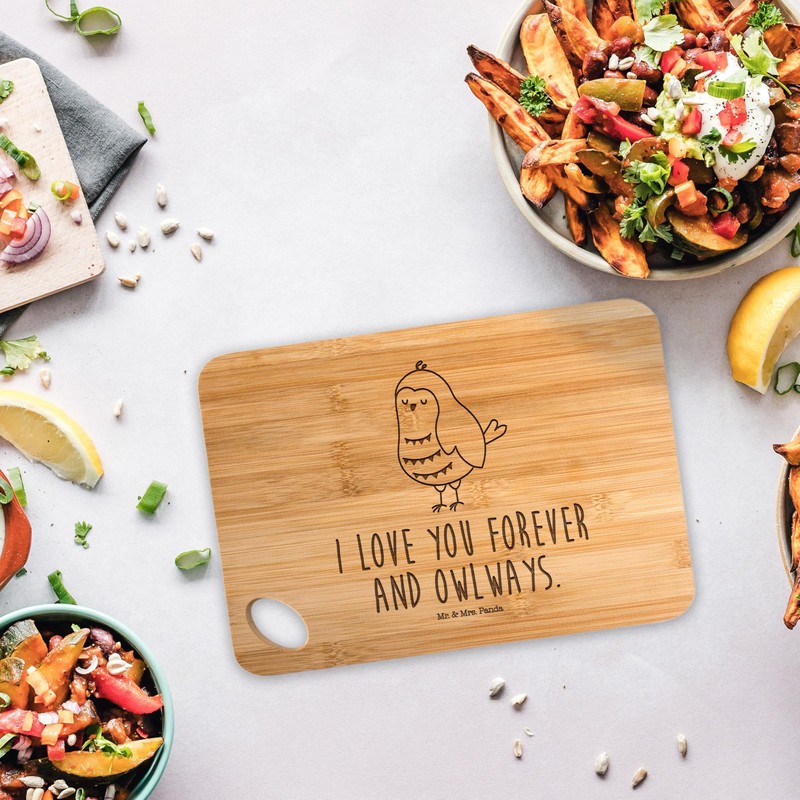 Mr. & Mrs. Panda Bamboo – Chopping Board Owl Satisfaction