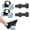 Feet Weight Lifting,Adjustable Dumbbell Foot Attachment for Hip Flexor Raises,Leg