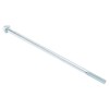 20Pcs M6x160 Long Screw Iron Hex Flange Threaded Bolt Fastener