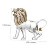 GRIRIW Lion Statue Lion Ornament for Home Decor Sturdy Crystal