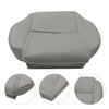 NLQR Replacement Front Seat Cover Gray Microfiber Leather Compatible with