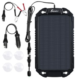 Sunway Solar Car Battery Trickle Charger & Maintainer 12Volt 8W Solar Panel P...