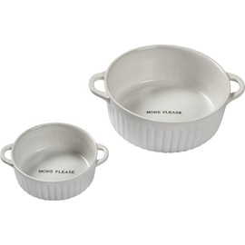 Primitives by Kathy Made With Love, More Please; Hot Stuff, More Please Covered Casserole Set