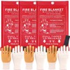 ZYIGYI 43 in Emergency Fire Blanket - 3 Pack Fire