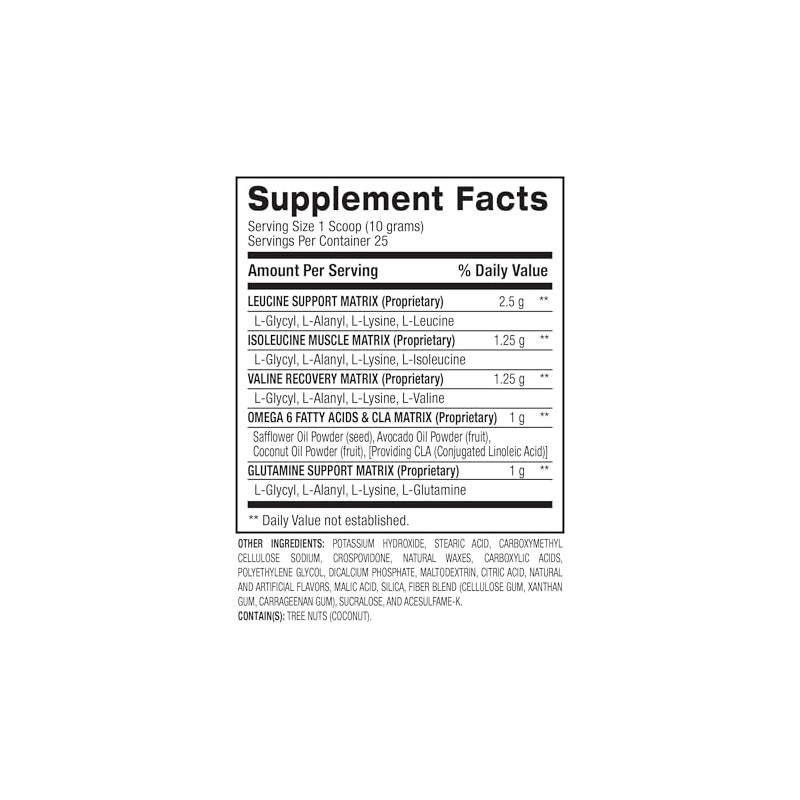 BPI Sports Best Aminos BCAA and Glutamine Supplement, Fruit Punch,