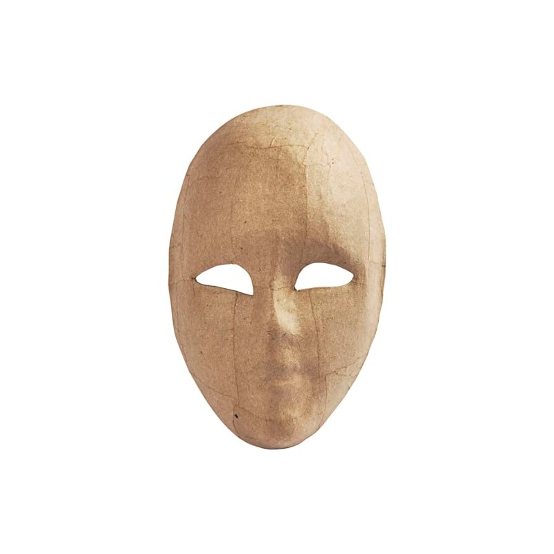 Creativ - Maschera in cartapesta, 16 cm