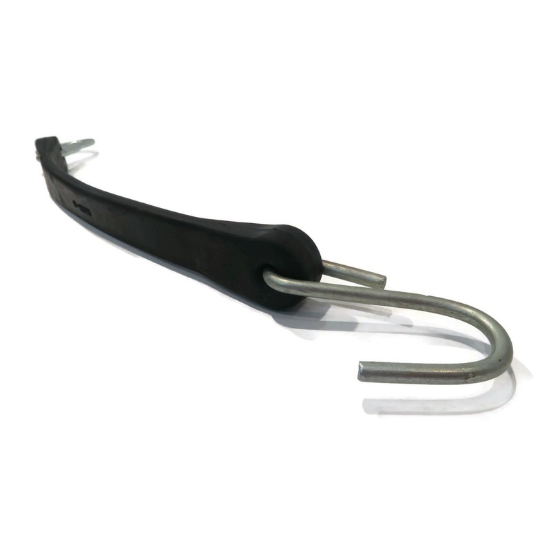 The ROP Shop (20) 9" Black Rubber TARP Straps Flatbed