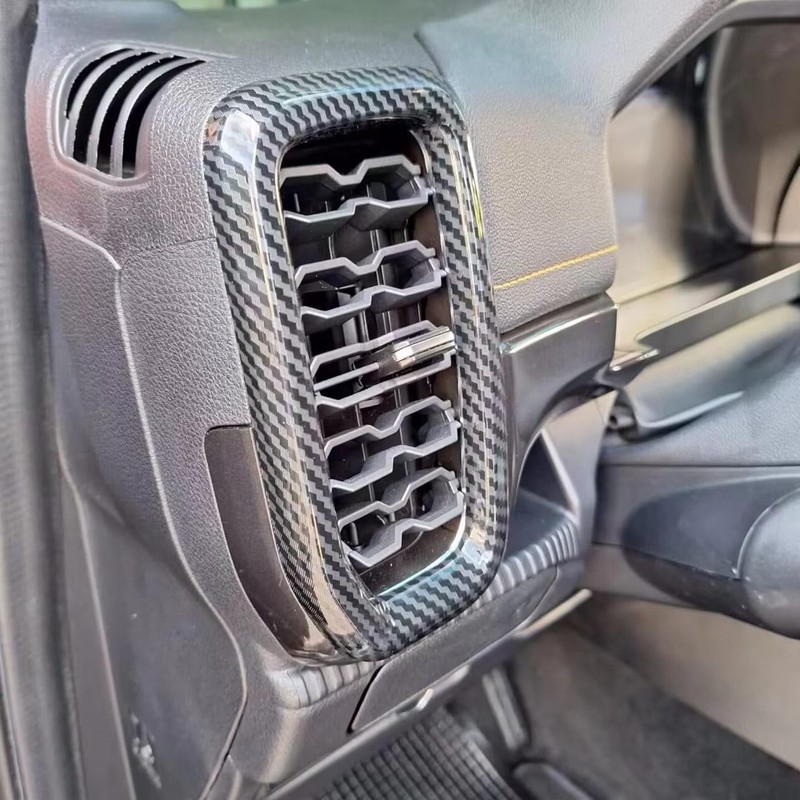Korlot Carbon Fiber Style Center Console Navigation Panel Dashboard Air