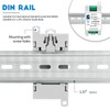 5V 12V Power Supply din Rail，2A 0.8A,Dual Output 10W,Input 100-240Vac,120VAC