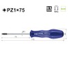 Vessel Posi-Drive Screwdriver PZ1 x 75 4600