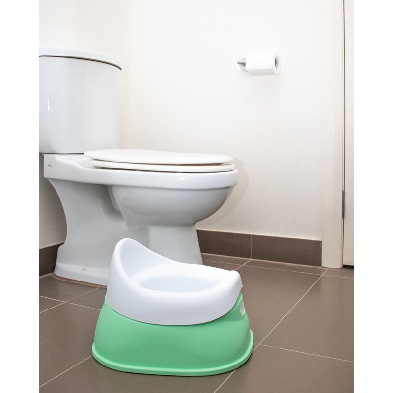 Little Chicks Easy-Clean Toddler Toilet Training Potty Chair with Built-in
