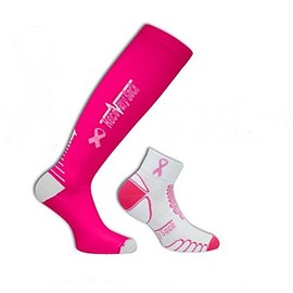 Vitalsox Women's Graduated Compression and Recovery Socks, Pink, Medium - RVS3111