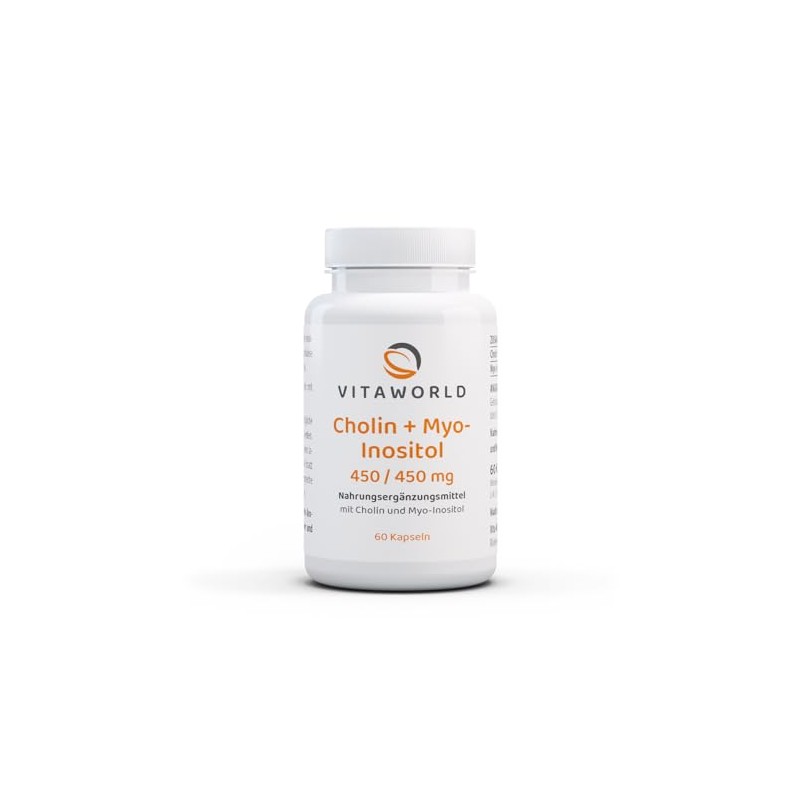 Vita World Choline 450 mg + Myo-Inositol 450 mg 60