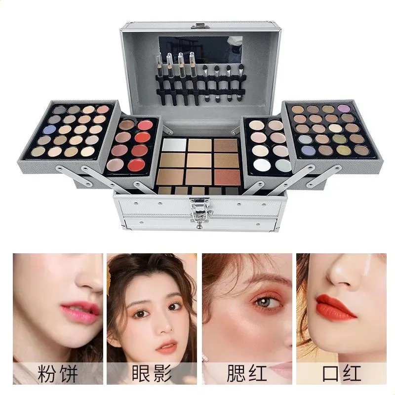 Juego De Maquillaje Profesional Completo Para Mujer