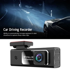 WiFi Dash Cam FHD 1080 Car Camera, Front Dash Camera for Cars, Compact Dashboard Camera with APP, 140° Wide Angle, Loop Recording, IR Night Vision, Support 128GB Max