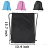 Drawstring Backpack Bags, Gym Bulk Cinch Tote Sackpack Sack Bulk
