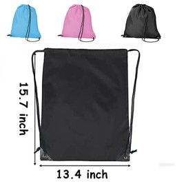 Drawstring Backpack Bags, Gym Bulk Cinch Tote Sackpack Sack Bulk String Bag Backpack Storage Bag, Waterproof Backpack Drawstring Shopping Bag For Party Gym Sports Shopping Camping Travel