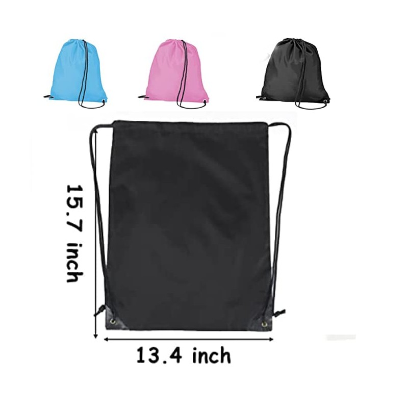 Drawstring Backpack Bags, Gym Bulk Cinch Tote Sackpack Sack Bulk