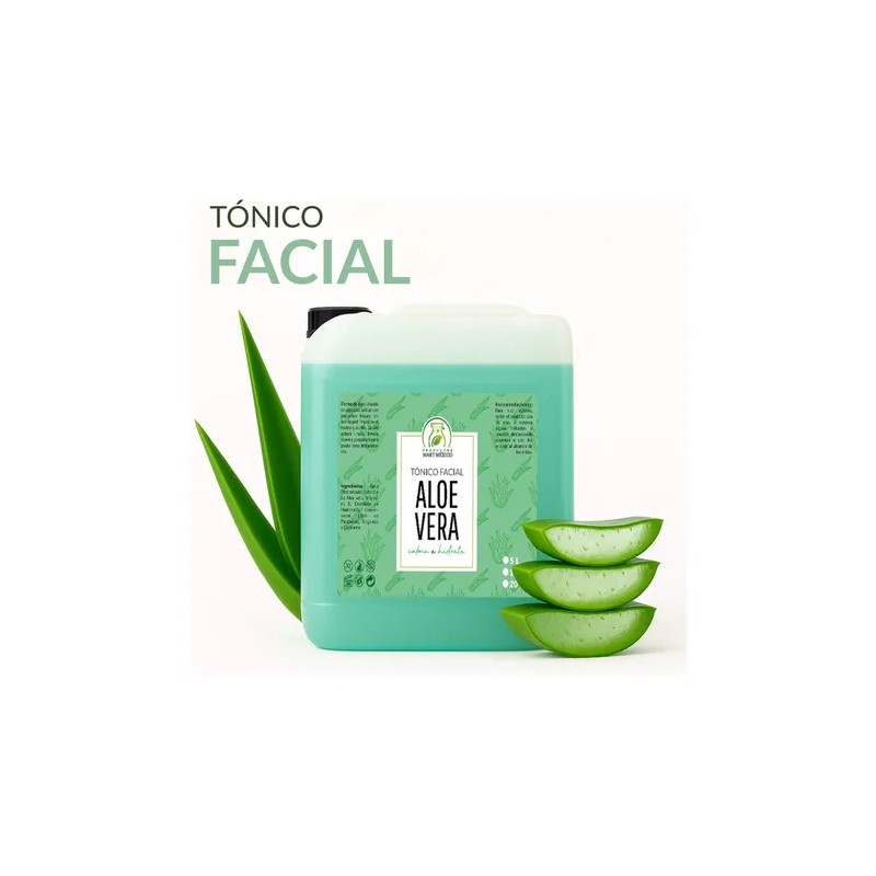 Tónico Facial De Aloe Vera Hidratante (5 Litros)