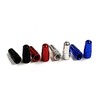 Force 80493 Bicycle French Valve Cap, Aluminum, Blue, 2 Pieces