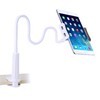 YONAIL Gooseneck Tablet Holder Phone Stand, Flexible Tablet Stand, Adjustable Cell Phone Tablet Mount, Long Arm Clamp Clip Bracket Bed for 4.7-10.5" Device Phone Tablet (White)