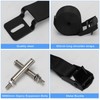 Zhichen star 2PCS Propane Tank Holder，Propane Tank Mount，Steel Fabrication Nitrogen