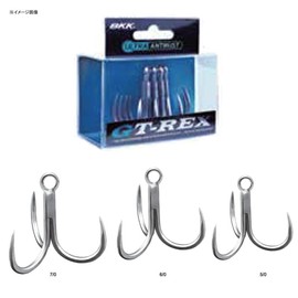 BKK Raptor-Z Raptor Z 6071-4X-HG/Triple Hook Diving Pencil Popper (Silver, 5/0)