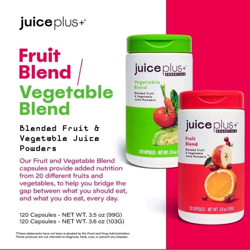 Juice Plus+ 2 Fruit + 2 Vegetable Blends – 4
