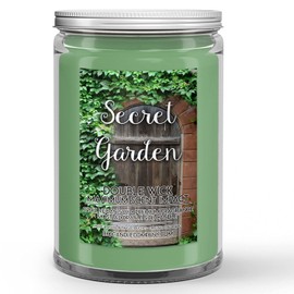 Garden Candle (32oz) Petrichor Green Foliage and Light Florals Scented Soy