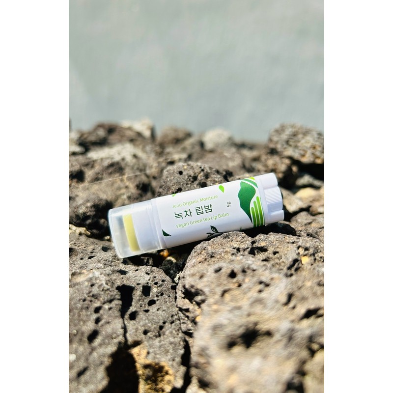 Vegan Cooling Green Tea Lip Balm - Green Tea Lip