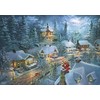 Schmidt Spiele 57529 Thomas Kinkade Christmas Motif, Santas Silent Night,