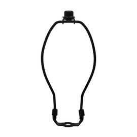 Creative Hobbies Lamp Kit for Liquor Bottles, Wine Bottles - Includes All Adapters, Socket, Cord and Harp (Black)