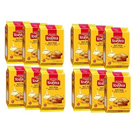 BRITANNIA Toastea Suji Rusk 10.75oz (305g) - Crispy Tea Time Snack - Crispy Crunchy Toast (Pack of 12)