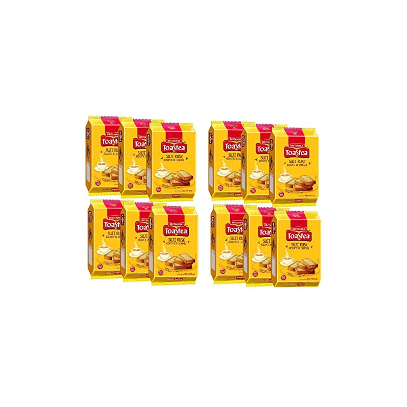 BRITANNIA Toastea Suji Rusk 10.75oz (305g) - Crispy Tea Time