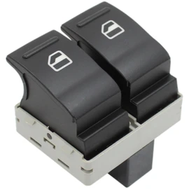 BIAREN Electric Window Regulator Control Switch Button Double For Volkswagen VW Transporter T5 Multivan (2003-2015) 7E0959855A 7E0959855B
