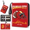 Football Card Binder, Kansas City Trading Card Holder Protectors, 4