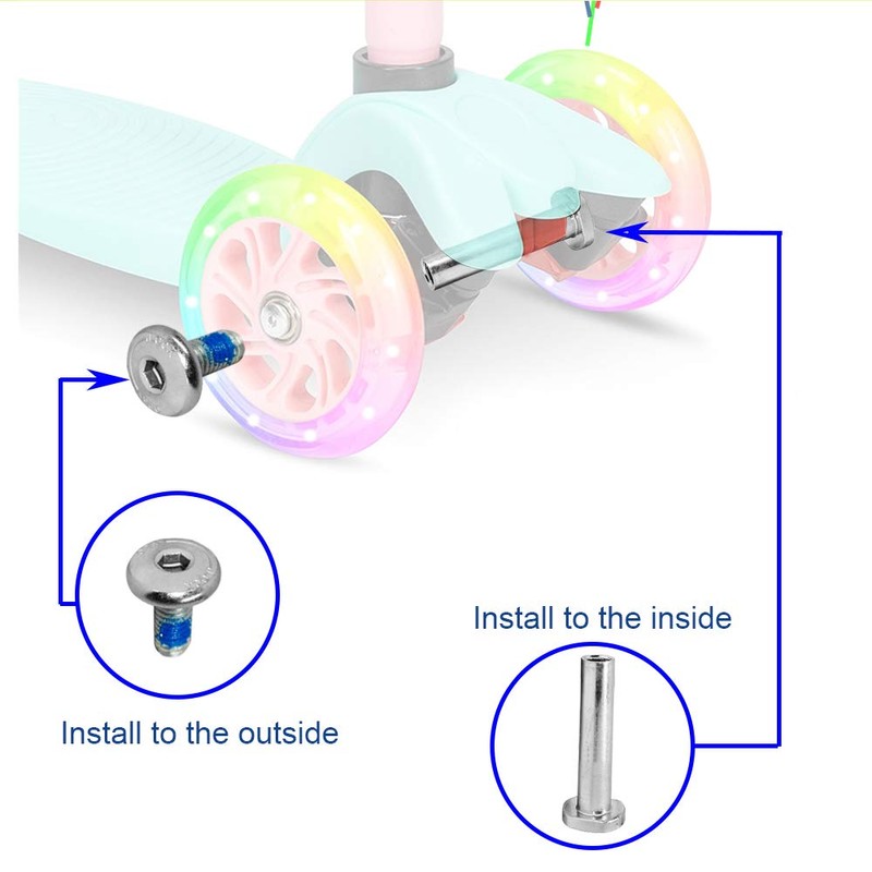 Otfaitp M8 40–76 mm Internal Thread Hexagon Socket Screw and