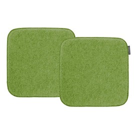 MAGMA Avaro Chair Cushion / Seat Cushion for Indoor and Outdoor Use, Oeko-Tex Seal, Washable up to 30°C, Pack of 1, 35 x 35 cm, Green