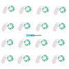YJFWAL 16 Pack Green Fairy String Lights Battery Operated(Batteries Included)