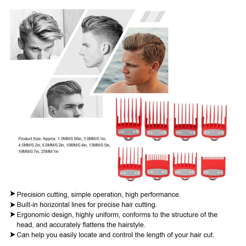 Electric Hair Cutter Limit Comb Set Gradient Carving Caliper Fine