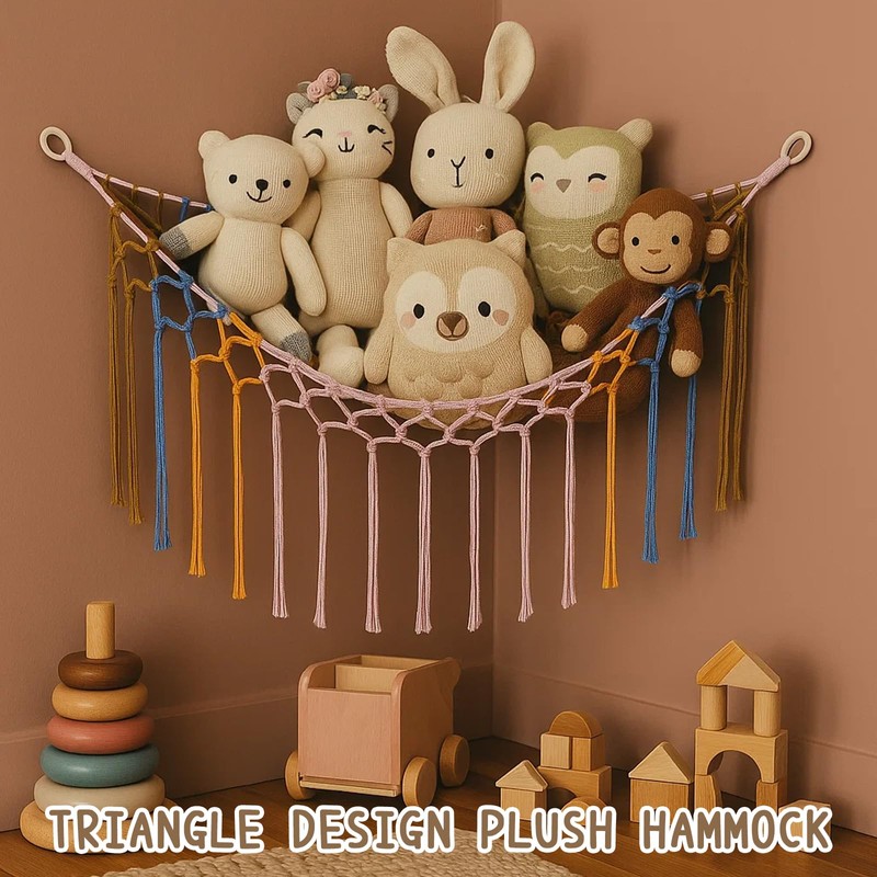 Cuddly Toy Storage, Storage Net for Children's Room, Toy Organiser