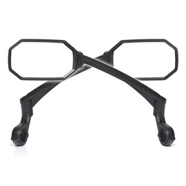 Bike Handlebar Mirrors for Mountain Bikes 1PAIR, High–Definition Convex Glass Lens for Scooters,Lectric Bicycle Handlebars, Scratch Resistant, Safe Rearview for Left and Right Side BT-023