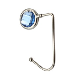 LABRIMP 2pcs Alloy Handbag Hooks Side Hangers for Purses Secures Bags No- Base Prevents Dirt Floors for Home and Travel Use