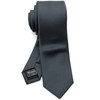 WANDM Narrow Skinny Tie, Thin Tie, 2.4 inches (6 cm)