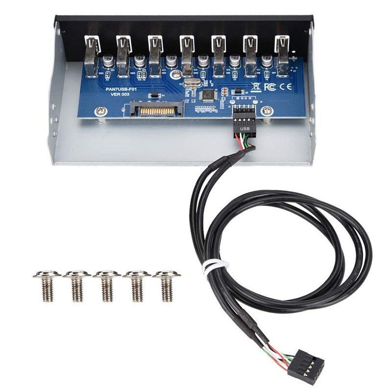 Fosa Unidad óptica del Panel Frontal, concentrador USB del Panel